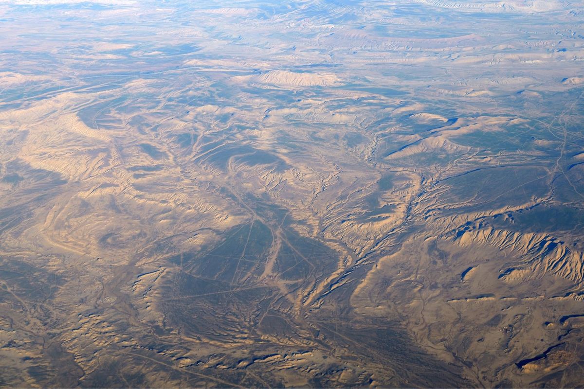 空から見たアゼルバイジャン