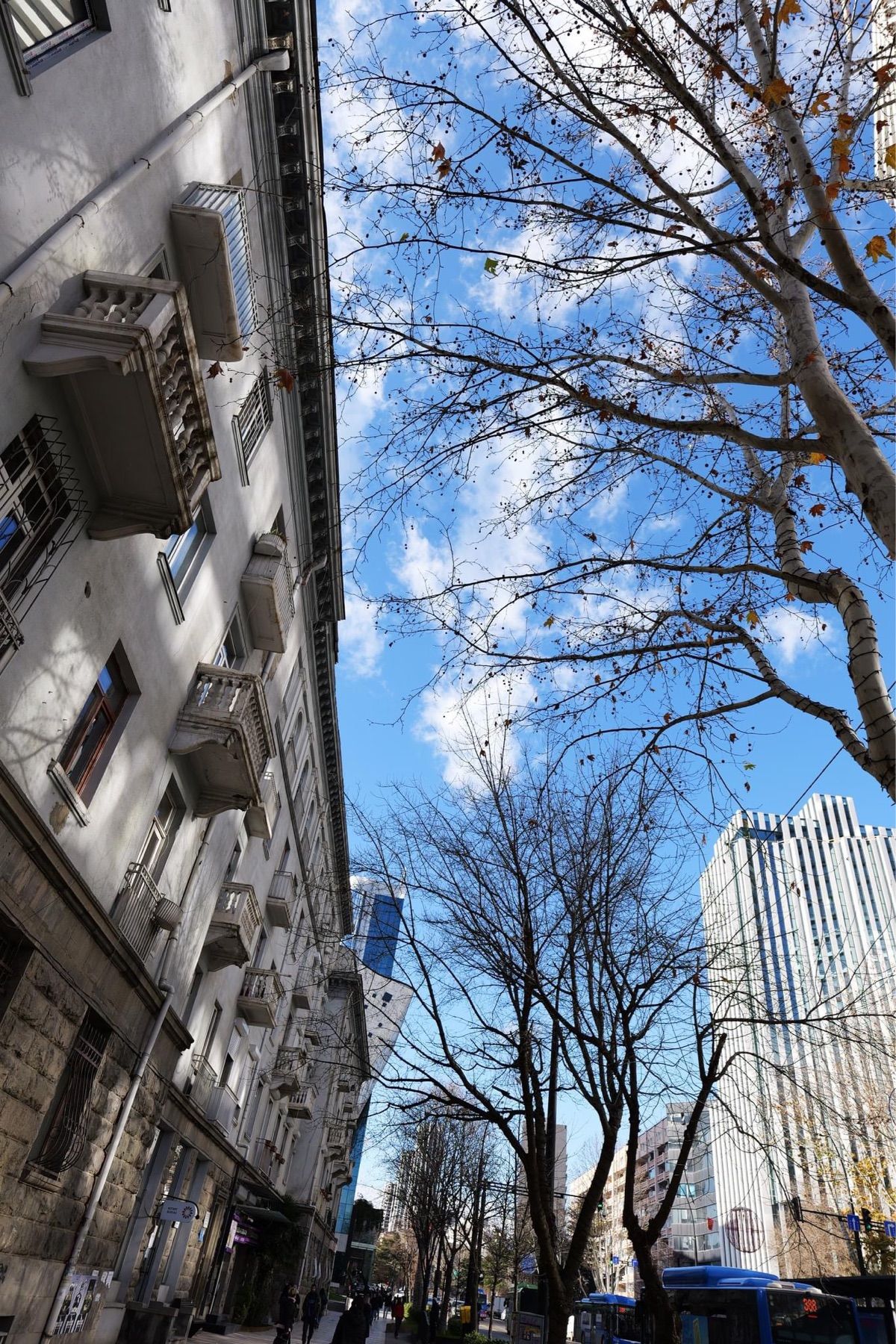 トビリシの新市街地