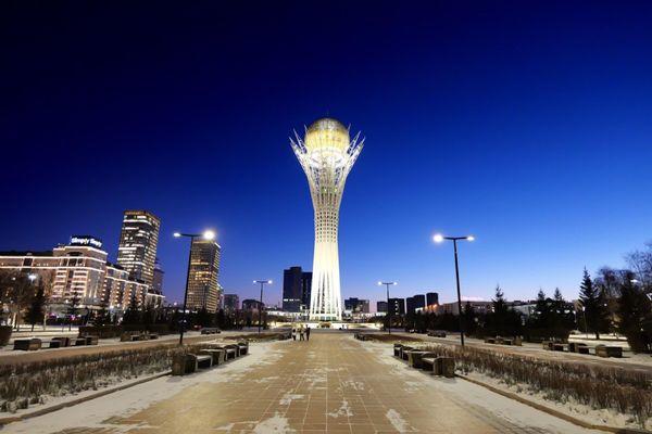 タジキスタン・Dushanbe「中央アジアコーカサス出張」の写真：-30℃だった首都アスタナ