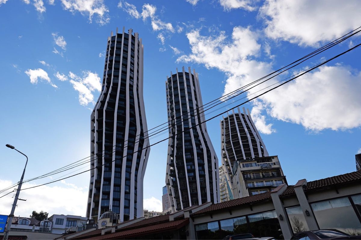 トビリシの新市街地