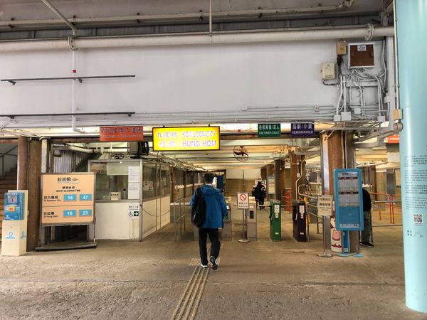 香港・香港「2023.12HKG香港」の写真：ノースポイントに到着
桟橋までには生猛海...