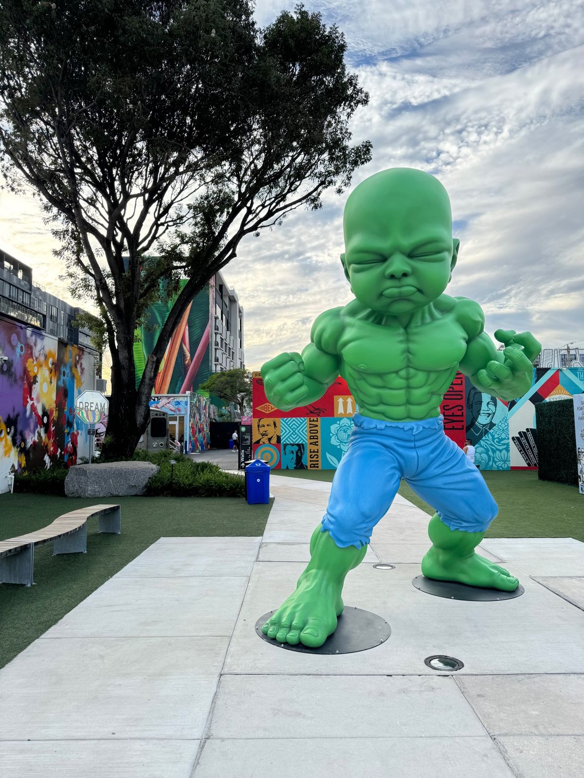 もともと落書きが多く治安の悪い地域を逆手にとって壁画を見せ物とした展示が面...