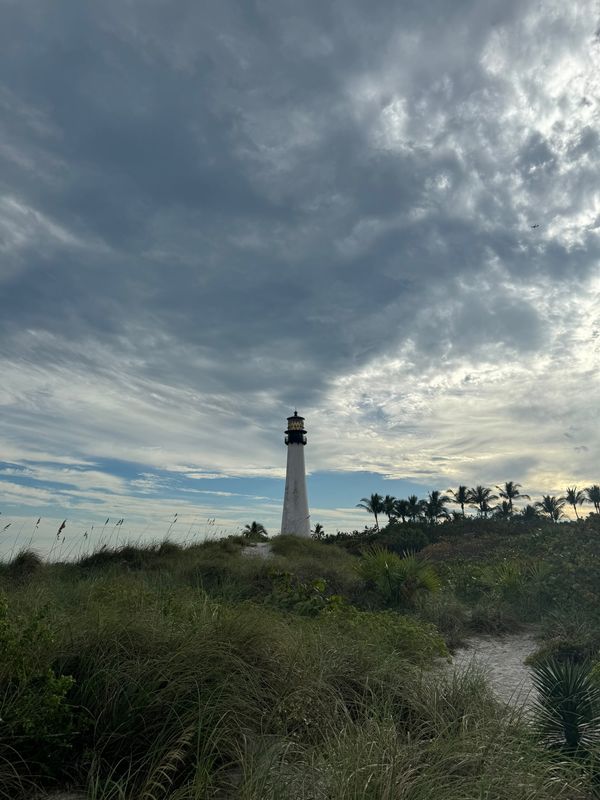 アメリカ(米国)「マイアミ」の写真：キービスケーンの灯台に。
自然公園もあり...