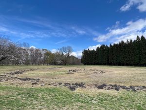 鹿角市　
●大湯環状列石（世界遺産）

白神山地は撮り損なったけど、もう一...