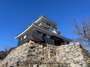 駅前からバスに乗って浜松城へ。家康が29歳から45歳までの拠点となった城。