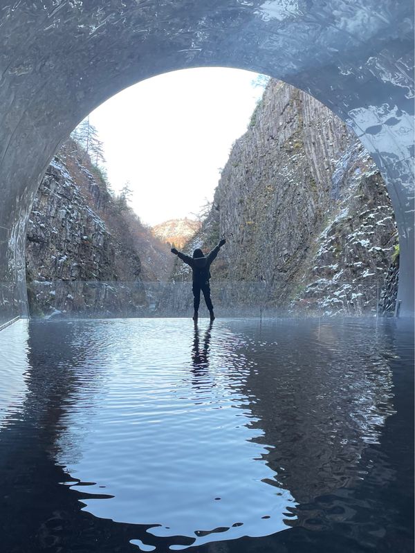 日本・湯沢「新潟 温泉旅行」の写真：清津峡