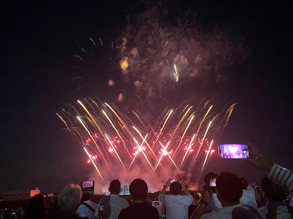 日本・茨城県「土浦花火」の写真
