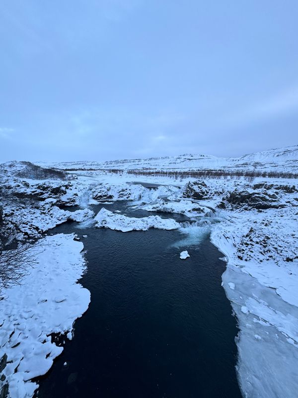 アイスランド・アイスランド「アイスランドで今度こそオーロラ！」の写真：Glanni Waterfall（グラニ...