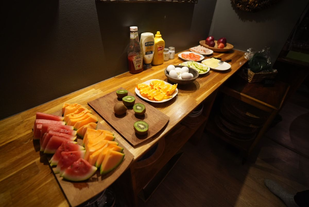 Glacier View Guesthouseの朝食

今日は氷河トラッキ...