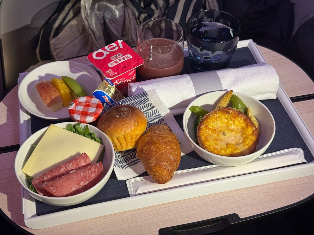 フィンエアーの朝食