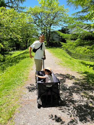 湯川ふるさと公園近くのツルヤでミカドコーヒーのソフトクリームを購入。